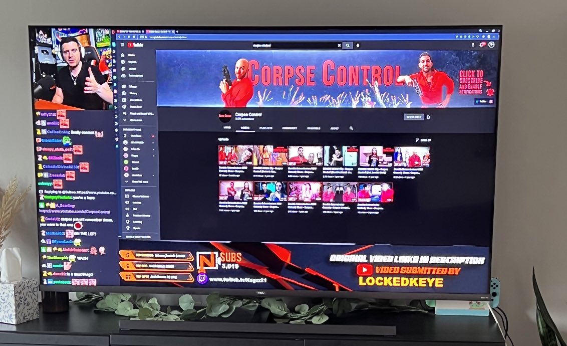 CorpseControl's tweet photo. Gotta thank @Nagzz21 and especially the Chat Fam for the stream today. You guys are awesome. Really made our day! 🙏 https://t.co/OACLblEqUS