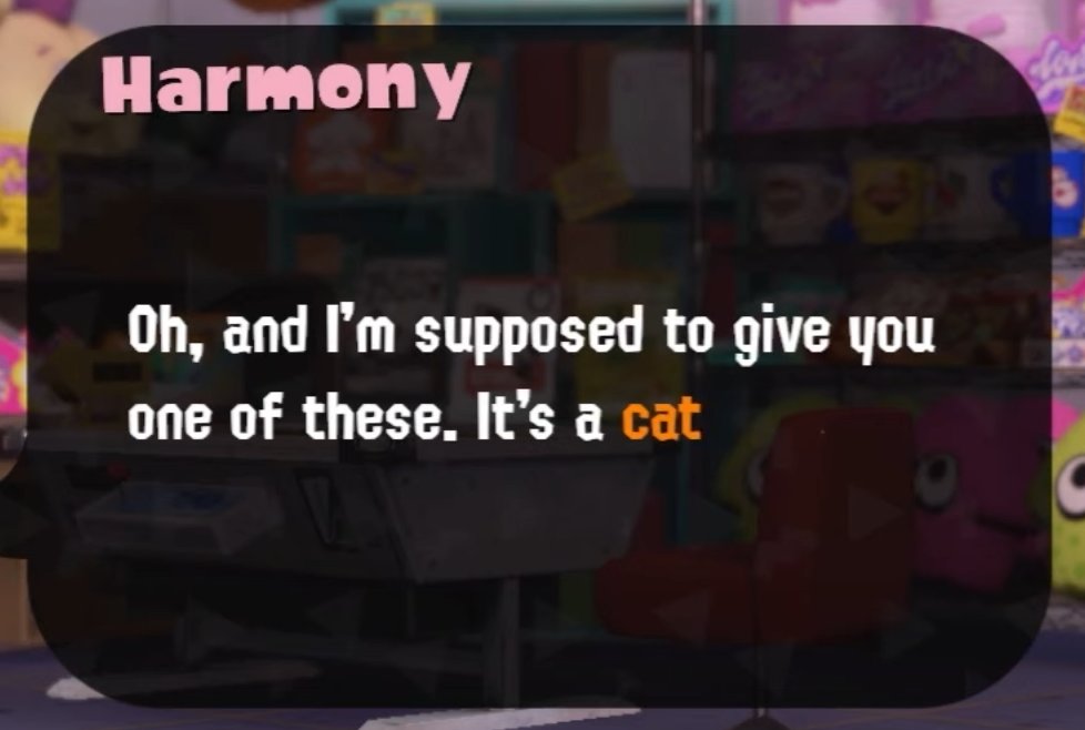 Aderan_Gaming's tweet photo. One of my favorite Splatoon 3 Direct moments:

"It's a cat." https://t.co/H8VVXebMgo