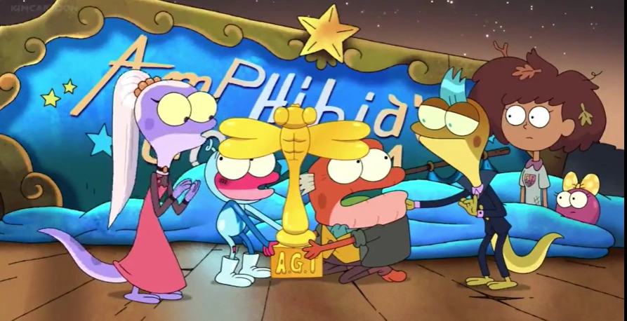 Trijosh1's tweet photo. Happy 3rd Anniversary to "Cursed!" &amp; "Fiddle Me This"! Anne and Sprig get into a crazy situation; Hop-Pop training Sprig for the talent show. #Disney #Amphibia #Cursed #FiddleMeThis #Happy3rdAnniversary #3rdAnniversary https://t.co/L4hCLSVZ8L