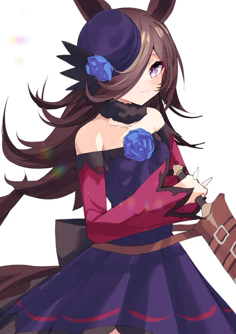 一日一枚イラスト 26日目ウマ娘 ライスシャワー#ウマ娘 