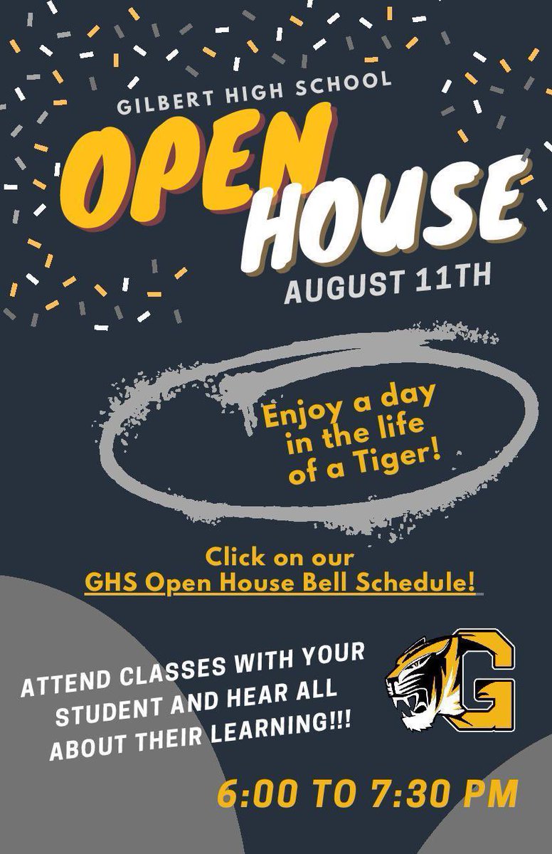 We can’t wait to see our Tiger families tomorrow!!!  #TigerStrong