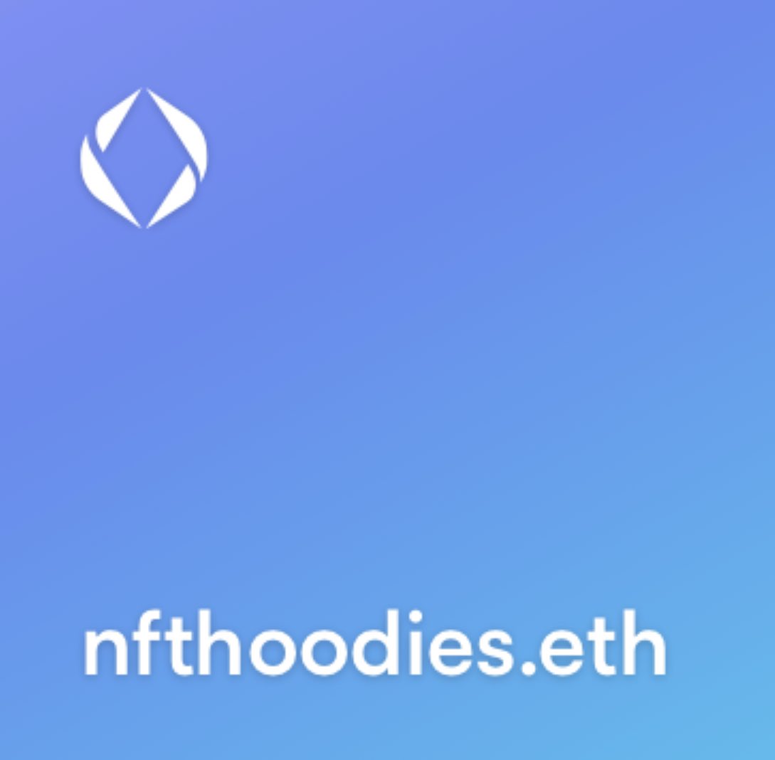 tomobrienart's tweet photo. I heard “The Gap” @Gap is releasing hoodie #NFTs you’ll get an “ #nft hoodie “ & a hoodie IRL with your #NFT Anyone think thr @Gap or any other big #NFT company that has merch would want to purchase this #ENS grail? This one is a grail💎 #nfthoodies.eth https://t.co/XR9gJLvuSg