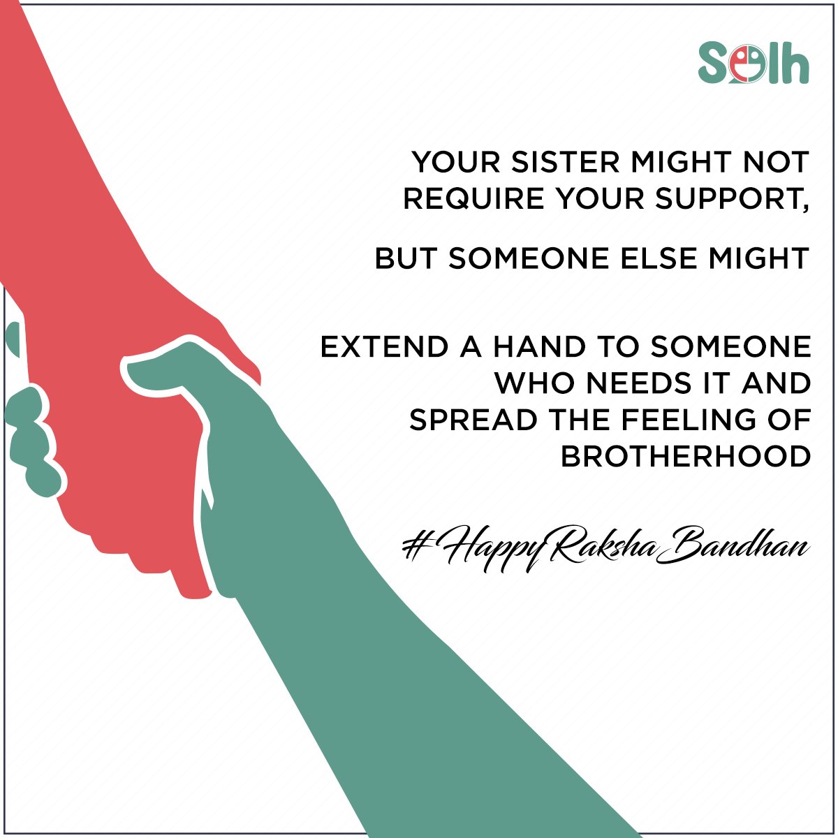 solhappofficial's tweet photo. Not everyone has a brother or a sister, but on #SolhApp, we are all a family, and we are here to spread mental wellness for all. Reach out to the person who needs your support today and give them the ‘Raksha’ they deserve.

#Solh #HappyRakshaBandhan #MentalHealthAwareness https://t.co/yLE1BYFqxa