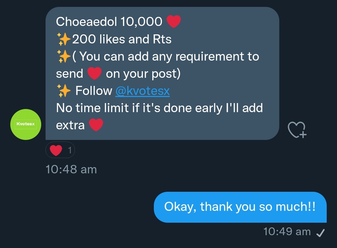 EVSS1485's tweet photo. Help us EXOLs! 🙏

Choeaedol 10,000 ❤️

✨ 200 likes and Rts
✨ Send 100 ❤️ on our post https://t.co/IosjU7XjNb reply your SS proof
✨ Follow @kvotesx 
No time limit if it's done early sponsor will add extra ❤️

#EXO @weareoneEXO https://t.co/MPWS7JKvn5