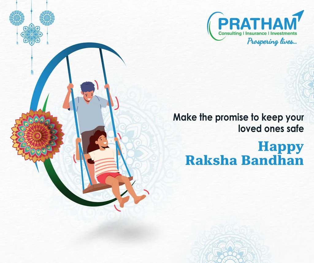 prathamservices's tweet photo. May this Raksha Bandhan bring you closer and strengthen your sibling bond forever.

Wishing you all, a very Happy Rakshabandhan.
#RakshaBandhan #insurance #insurancebuying #consulting              #trustworthy #offlineinsurance #lifeinsurance #health #healthcare #insuranceagent https://t.co/iFYuKqEl7j
