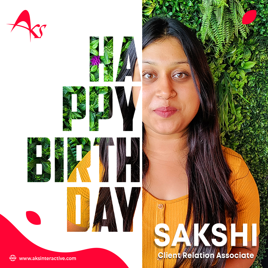 aksinteractive's tweet photo. Happy Birthday to Sakshi Pandita. We applaud and appreciate your efficiency and contributions to the team!

#AKS #happybirthday #bday #birthdaybash #celebrations #birthdaywishes #birthdaycelebrations https://t.co/6zBy3SV1WF