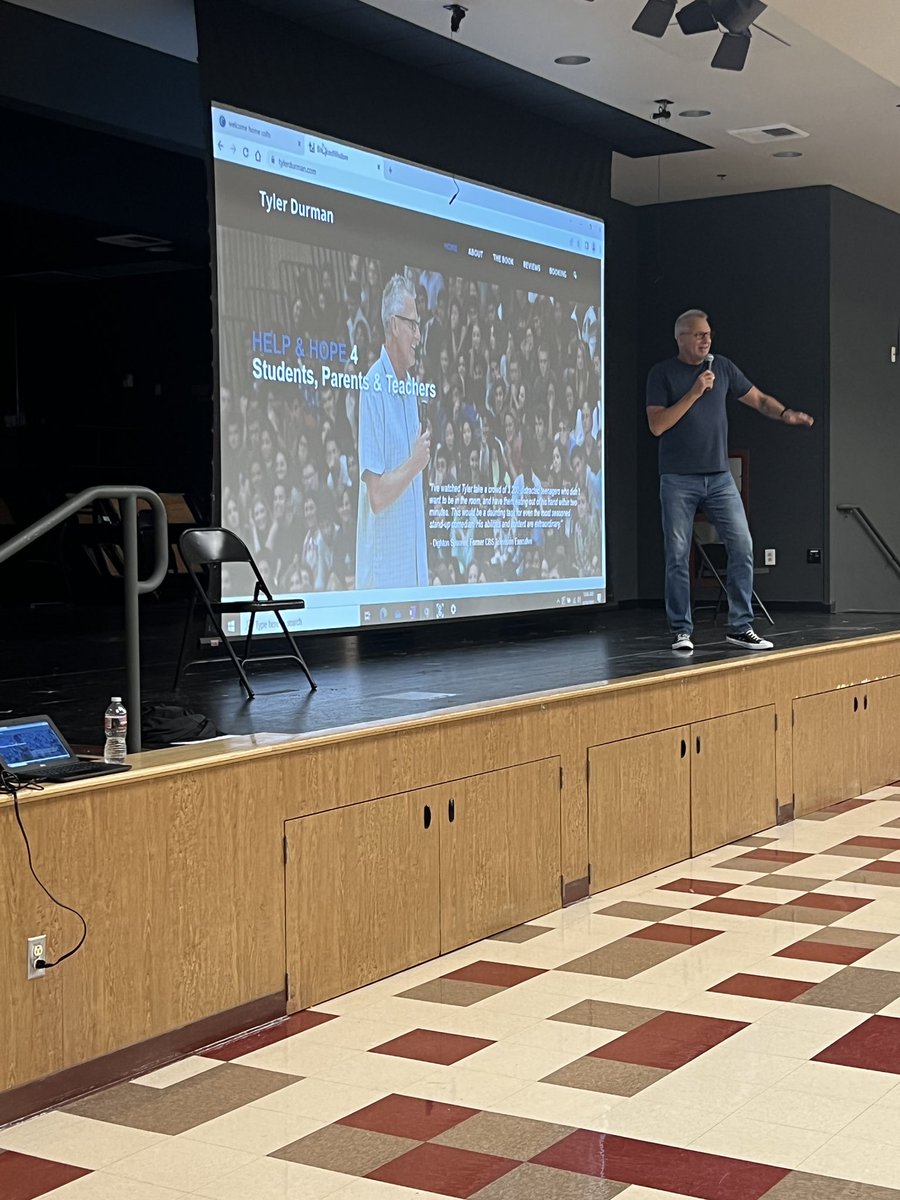 DMMSASB's tweet photo. Thank you @moretyler for coming today and sharing your message, “We need each other”.  @McElhinneyMS @asbadvisor https://t.co/JznknmmT7I