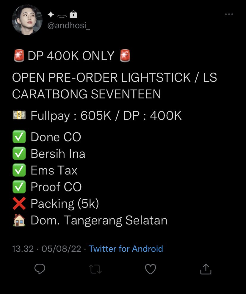 jscputriana's tweet photo. ‼️Hati-hati Penipuan ya gess‼️
Yang mau WTB/WTS Lightstick Super Junior Subong / Seventeen caratbong
Nanti modusnya aku ceritain 😂
#Penipuan #Superbong #Caratbong #SUPERJUNIOR #SS9inJKT #BeTheSunInJakarta https://t.co/MYR9ANWF7Z