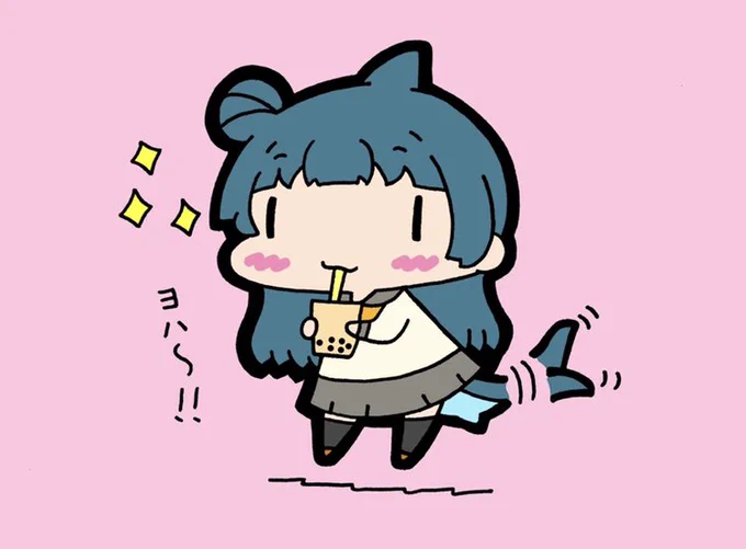 水分補給しっかりしましょうサメ善子ちゃんとのお約束 