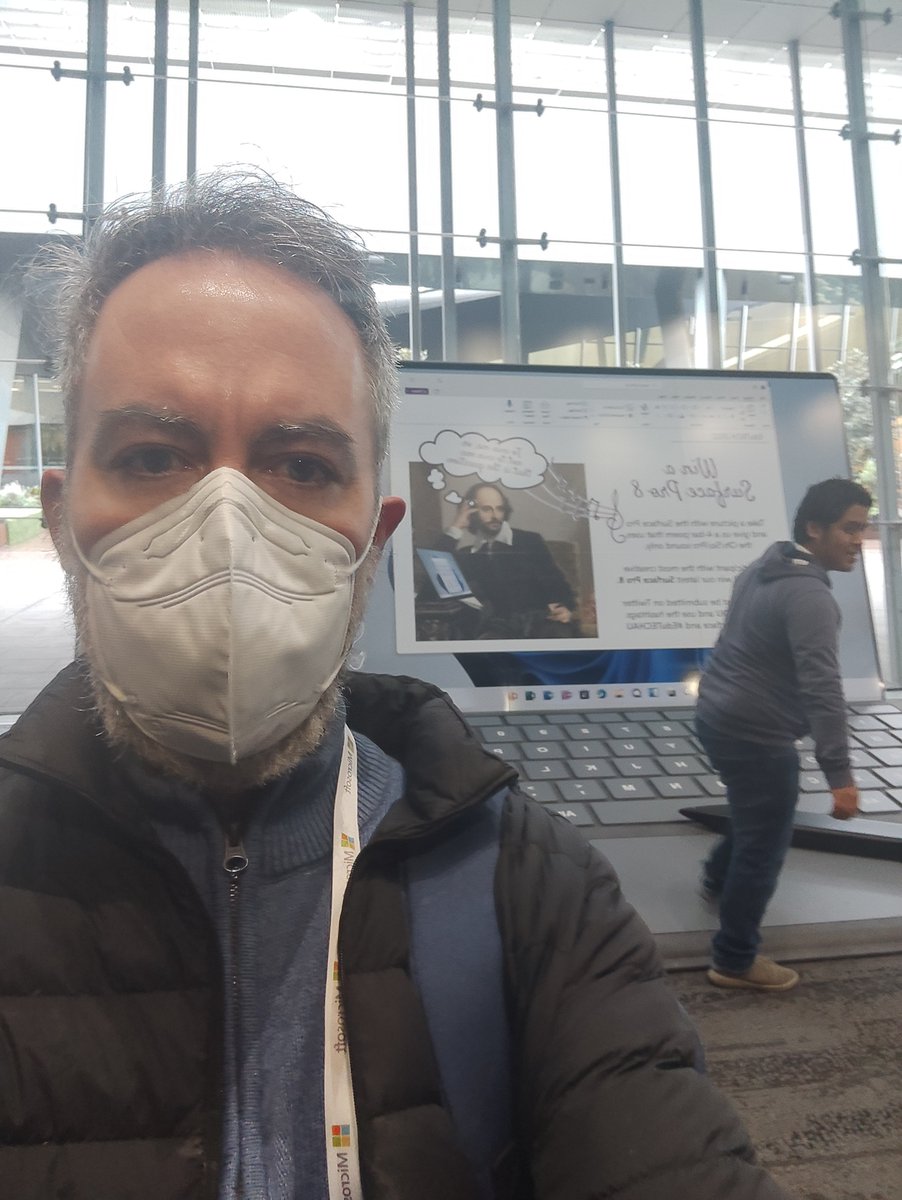 MikeAda80830351's tweet photo. @MSAUedu 
#createwithsurface 
#EduTECHAU

Bigger than Yo Mama, it's the number eight Pro,
Not so superficial, it's the Surface that ya know.
Got them alpha-chiclets to be tappin' on the go,
Blazin by you homie coz it makes you look slow! https://t.co/WEtJx64Iwc