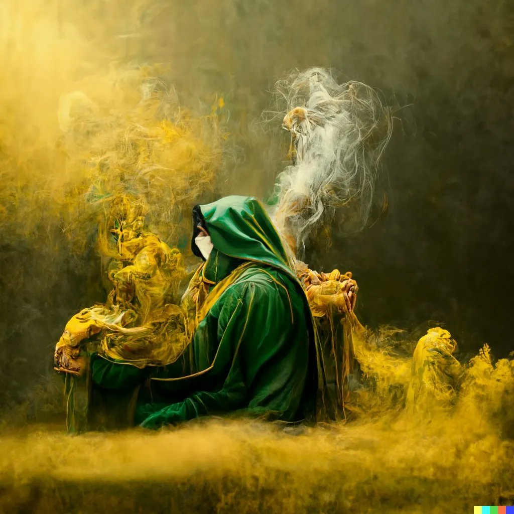 Ancient Regrets - 01

#aiart #art #ai #digitalart #generativeart #artificialintelligence #landscape #mask #egypt #midjourney #aiartcommunity #abstractart #nft #aiartists #neuralart #ganart #contemporaryart #smoke #artist #nftart #artoftheday #newmediaart #dalle #nightcafestudio