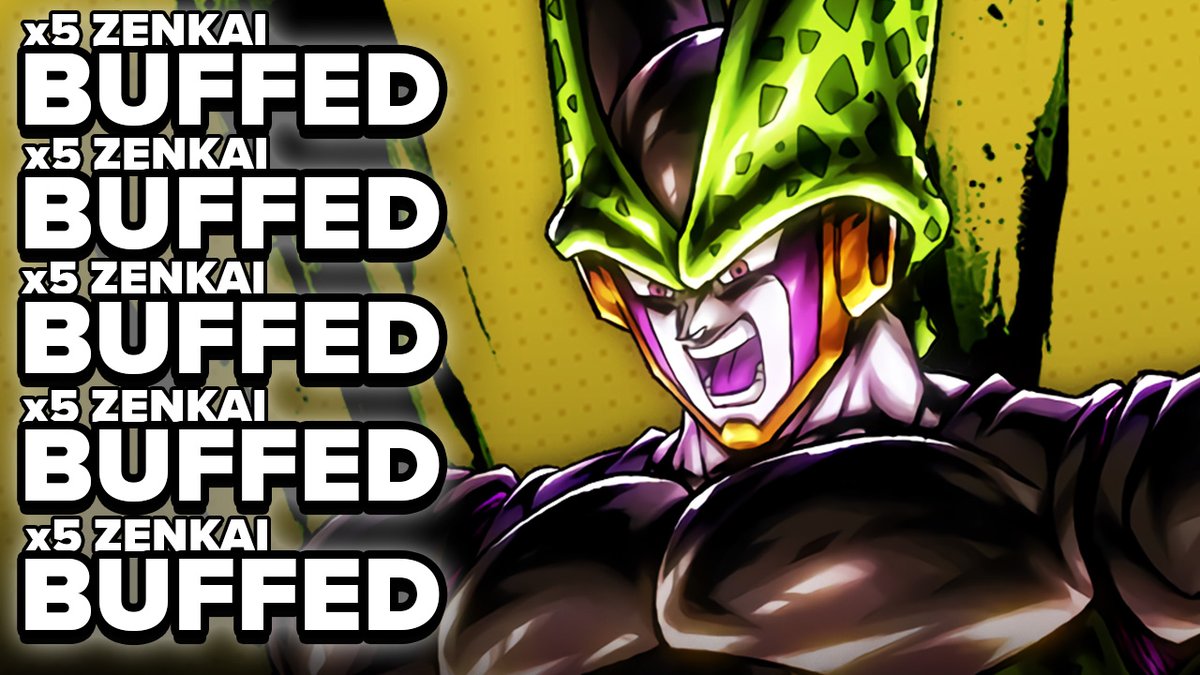 DFreeDBZHD's tweet photo. (Dragon Ball Legends) 5x Zenkai Buffed FREE YEL Perfect Cell 

he was impressive with that buff but without it Is Cell any good?

♥️ Like for Good
🔁RT For Nah

WATCH THE VIDEO: https://t.co/M7sYGIH8R1

#dblegends #dragonball #dragonballlegends https://t.co/AVdPOybtGn