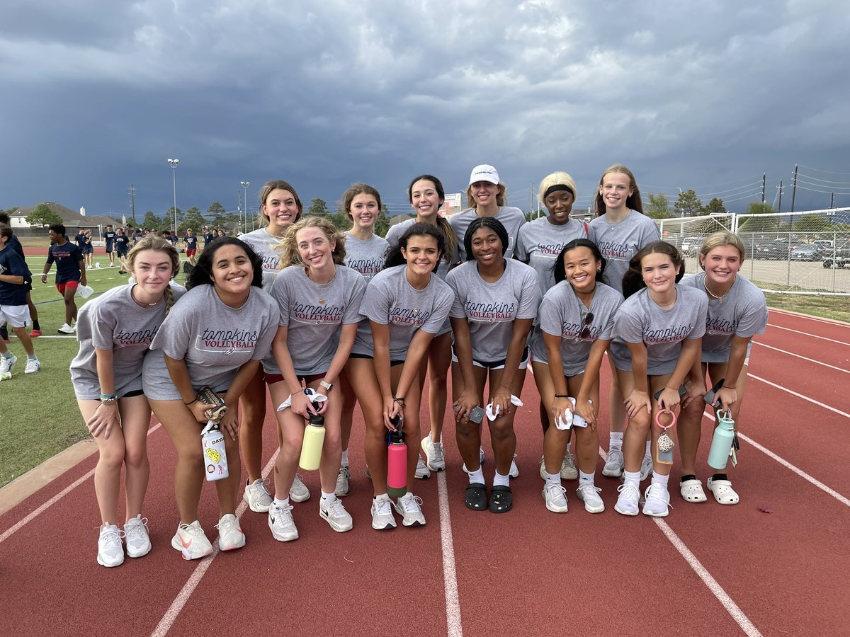 OTHSVolleyball's tweet photo. Our Falcon Frenzy pep rally was cut a little short tonight but we had a blast while it lasted. 10 years!!! #tradit10ns #nph #R3 #legacy https://t.co/6cvaH3sccr