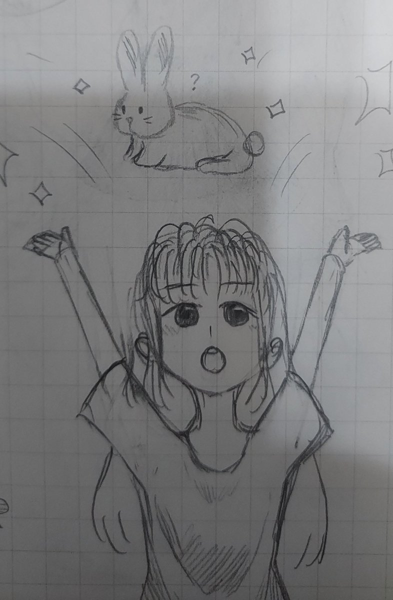 神奇飛天兔兔 (?
#手繪