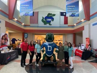 Great event today at Dickinson High School at the Dickinson ISD Vendor Fair!  #utmbfam