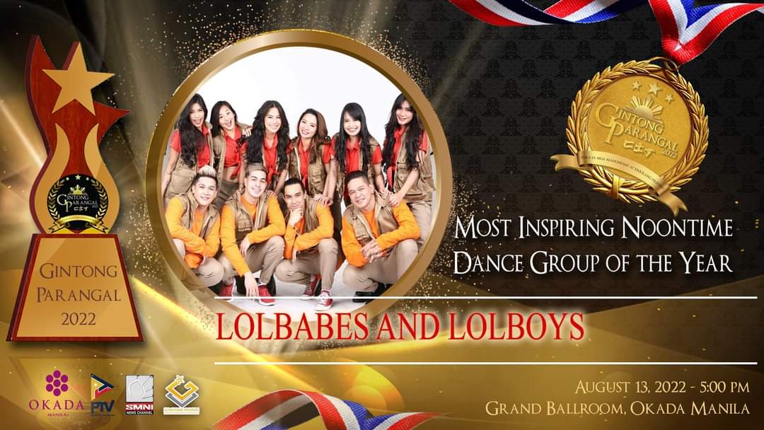 Salamat Gintong Parangal! We LOL you! 💙💛💙