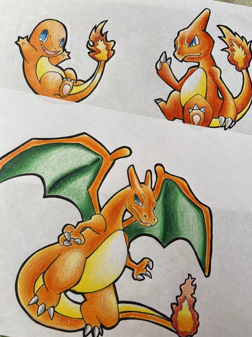 16歳?くらいの時に描いてたポケモンイラスト出てきました 