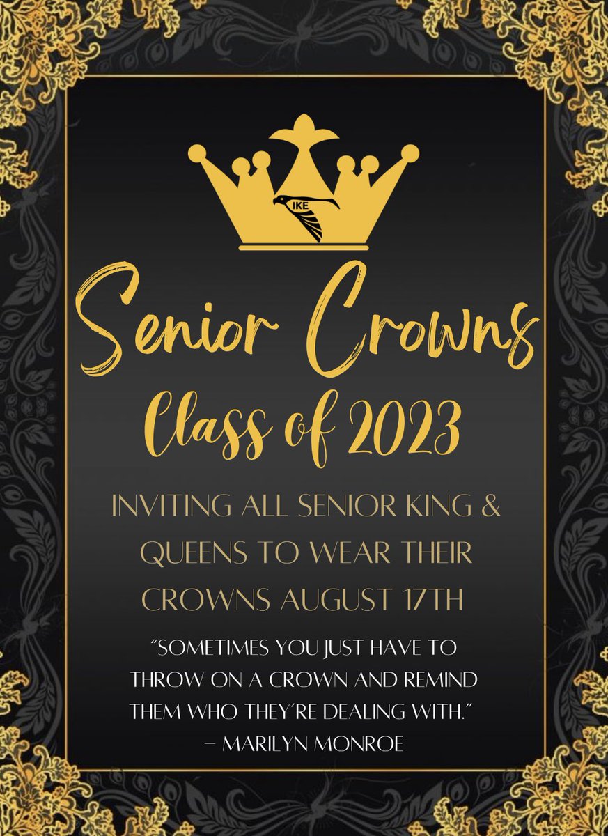 Our last first day is a week away!
Enter the right way, and be royalty for a day. 👑🤗