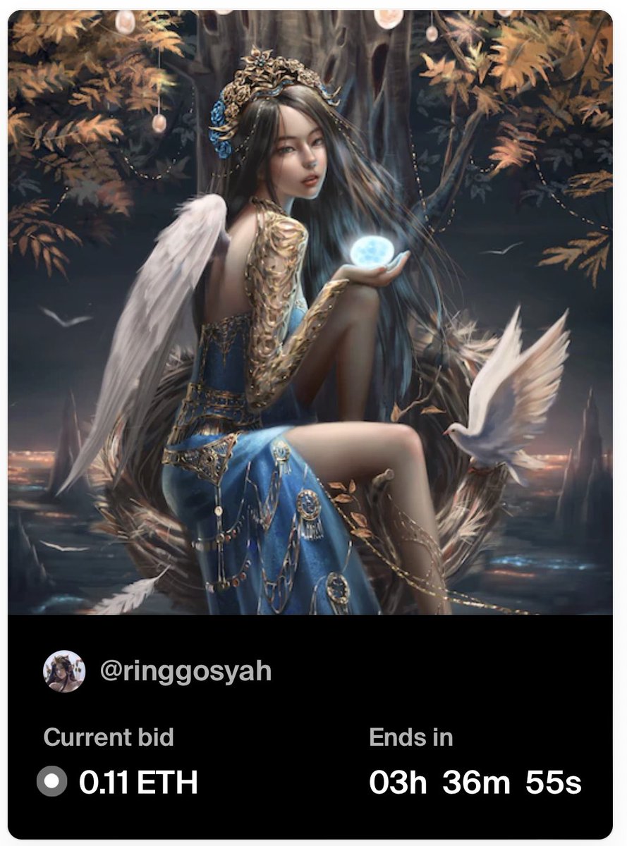 Only 30 minutes left until the auction ends!! Thank you so much <a href="/DHBWinner/">MomiMomi</a> and <a href="/Rahim_mahtab/">Rahim Mahtab</a> for placing the I'd! Also thank you everyone for sharing my post!!

#nft #nftcollector #cryptoart #AnimeNFT #NFTdrops #nftdrop #eth #Ethereum #NFTs #NFTCommunity #nft #nftart #withFND