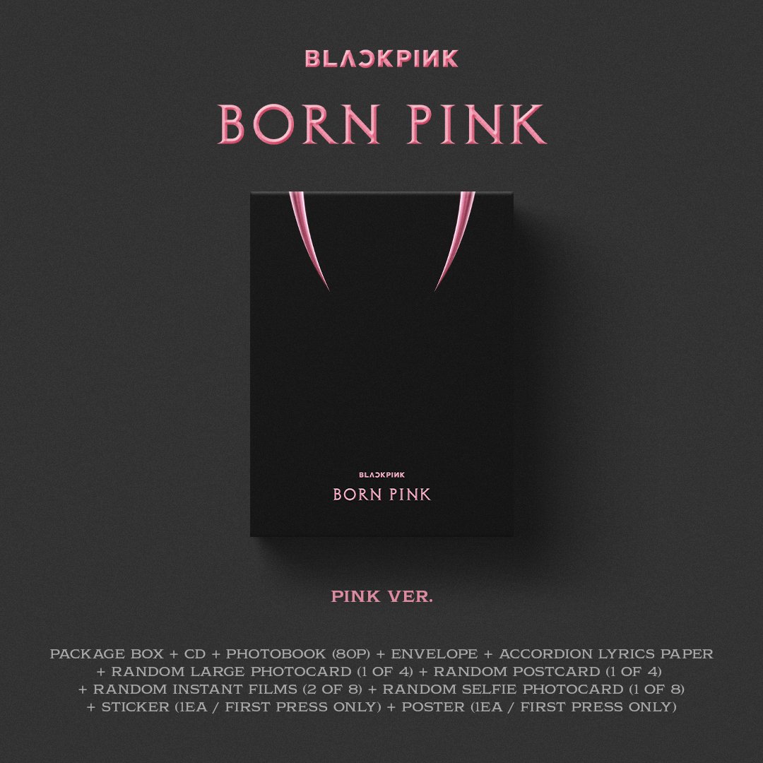 kormissionph's tweet photo. [PH GO] BLACKPINK Born Pink #KormissionGO

KTOWN4U
Box set: ₱820 each | ₱2,410 set
Kit album: ₱1,150

YG SELECT
Box set: ₱1,050 each | ₱3,100 set
Kit album: ₱1,490

DOO: Sept 13
DOP: Oct 3 (Long DOP)

— can choose version
— sealed, with POB
— order: https://t.co/N0WJy88Rkj https://t.co/ISpWuA3lYg