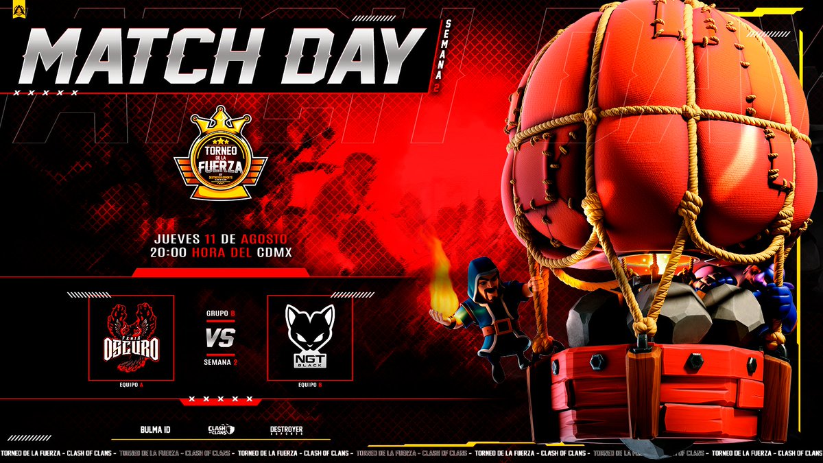 Torneo De La Fuerza (@torneo_la) on Twitter photo ๐๐๐๐๐๐ ๐๐ ๐๐ ๐
๐๐๐๐๐
โMatch Day- Week 2๐ฅ
๐Jueves 11โฐ8pm Mx
โ <a href="/FenixOscuroOfi2/">Fenix Oscuro Oficial</a> ๐ @NGT_BLACK โ
๐ฅ Transmite <a href="/FamilyGamerCoC/">Family Gamer COC</a>
twitch.tv/myrnaclash
๐ฅ Nivelazo de Guerra๐ฅ ๐๐๐๐๐๐ ๐๐ ๐๐ ๐
๐๐๐๐๐
โMatch Day- Week 2๐ฅ
๐Jueves 11โฐ8pm Mx
โ <a href="/FenixOscuroOfi2/">Fenix Oscuro Oficial</a> ๐ @NGT_BLACK โ
๐ฅ Transmite <a href="/FamilyGamerCoC/">Family Gamer COC</a>
twitch.tv/myrnaclash
๐ฅ Nivelazo de Guerra๐ฅ