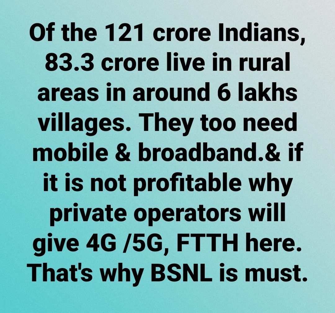 pravesh814's tweet photo. BSNL always Best
#BSNL https://t.co/6wO6fZk2n7