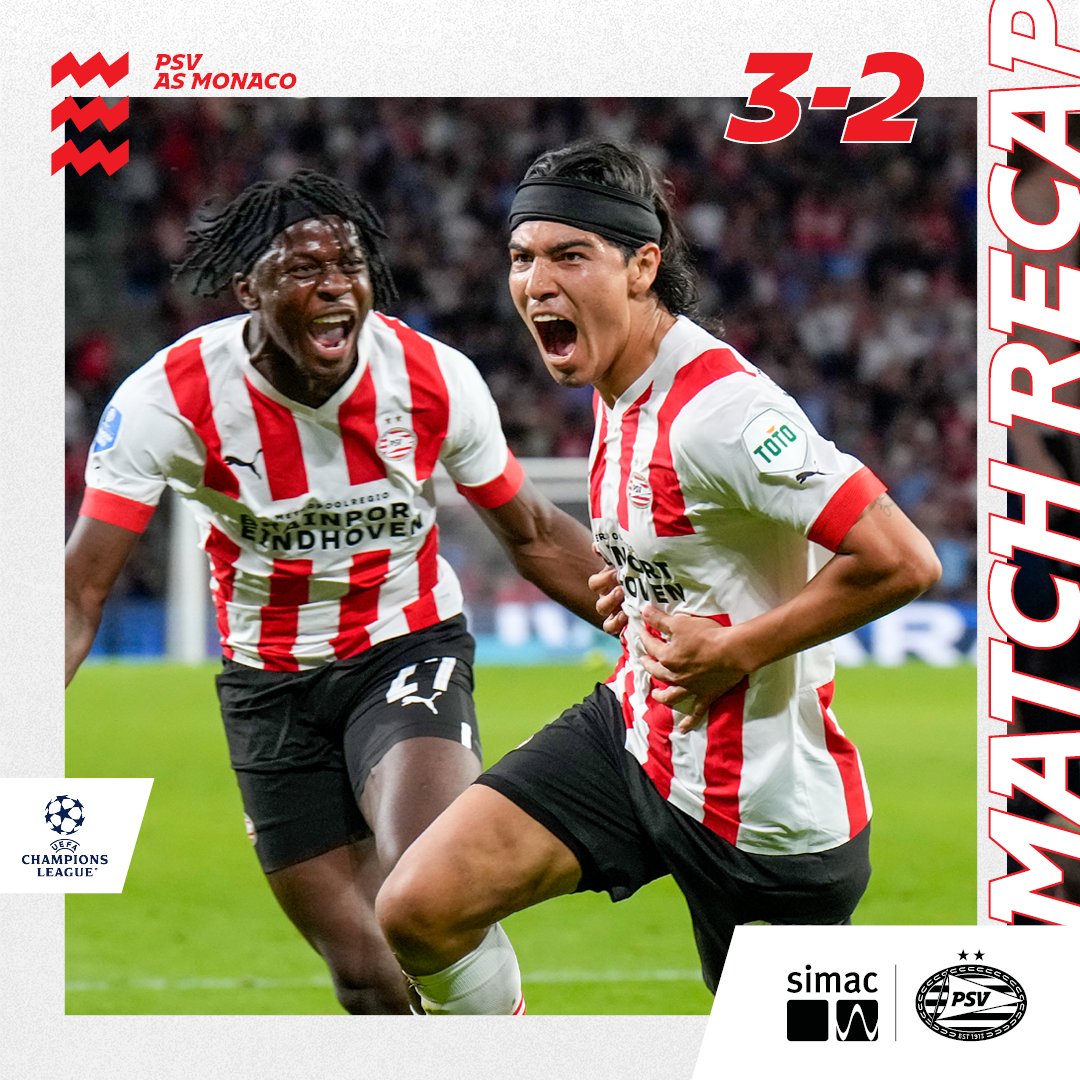 PSV's tweet photo. Category: Magical European Nights ✨
#PSVMON #UCL #PSVxSimac