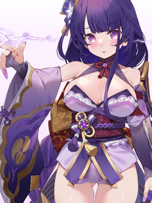 Raiden Shogun Summer Suit
雷電將軍 夏裝 ⚡ 