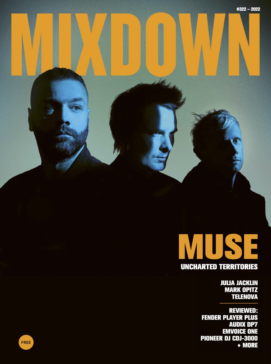 Mixdown Magazine’s print edition number 322 is out now around the country!

Featuring interviews with <a href="/muse/">muse</a>, <a href="/JuliaJacklin/">Julia Jacklin</a>, Mark Opitz, and <a href="/telenovamusic/">TELENOVA</a>, chock full of some ripper yarns and revered gear!

Check it out: mixdownmag.com.au/magazine/322/