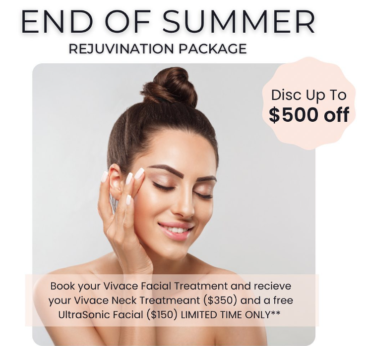 Is your skin is CRYING for help?  Book a Vivace single Session Treatment &amp; receive your neck Vivace treatment &amp; a FREE ultra Sonic facial (savings of $500)! Your skin will be thanking you, beauties! This is the ultimate rejuvenation package. Book online at evebeautyma.com