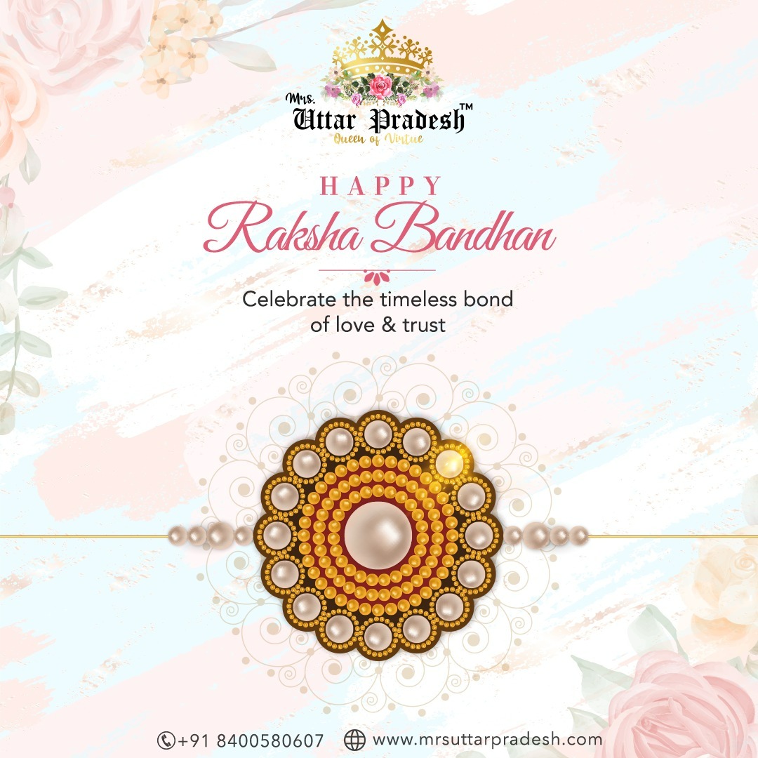 Mrsuttarpradesh's tweet photo. As the years go by, the love between a brother and sister multiplies with caring and sharing.
Happy Rakshabandhan!
#Rakshabandhan #HappyRakshabandhan #Rakhi2021 #cyw #MUPQV2022 #MUPQVS2 #MUPQV #mrsuttarpradeshqueenofvirtue #thevirtuousqueenofindia #mrsuttarpradesh #pageantcrown https://t.co/4BrpSJFUqq