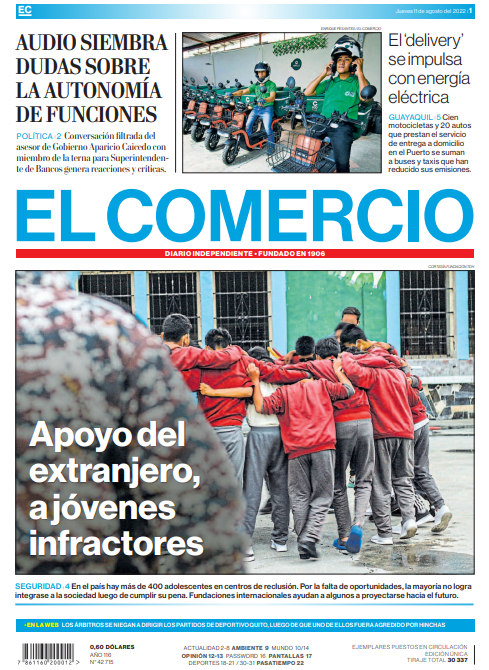 elcomerciocom's tweet photo. Amigos, compartimos la #portadaEC con los temas más destacados de este jueves 11 de agosto del 2022.

Manténgase informado en 📲 https://t.co/yPeQq3xDlQ https://t.co/6zC9IXHqxB