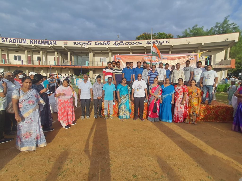 mb_telangana's tweet photo. #MissionBhagiratha engineers of Khammam along with district administration participated in Freedom 2K run🏃‍♂️

#IndiaAt75 #SwatantraBharathaVajrotsavalu https://t.co/Yob1q6JveY