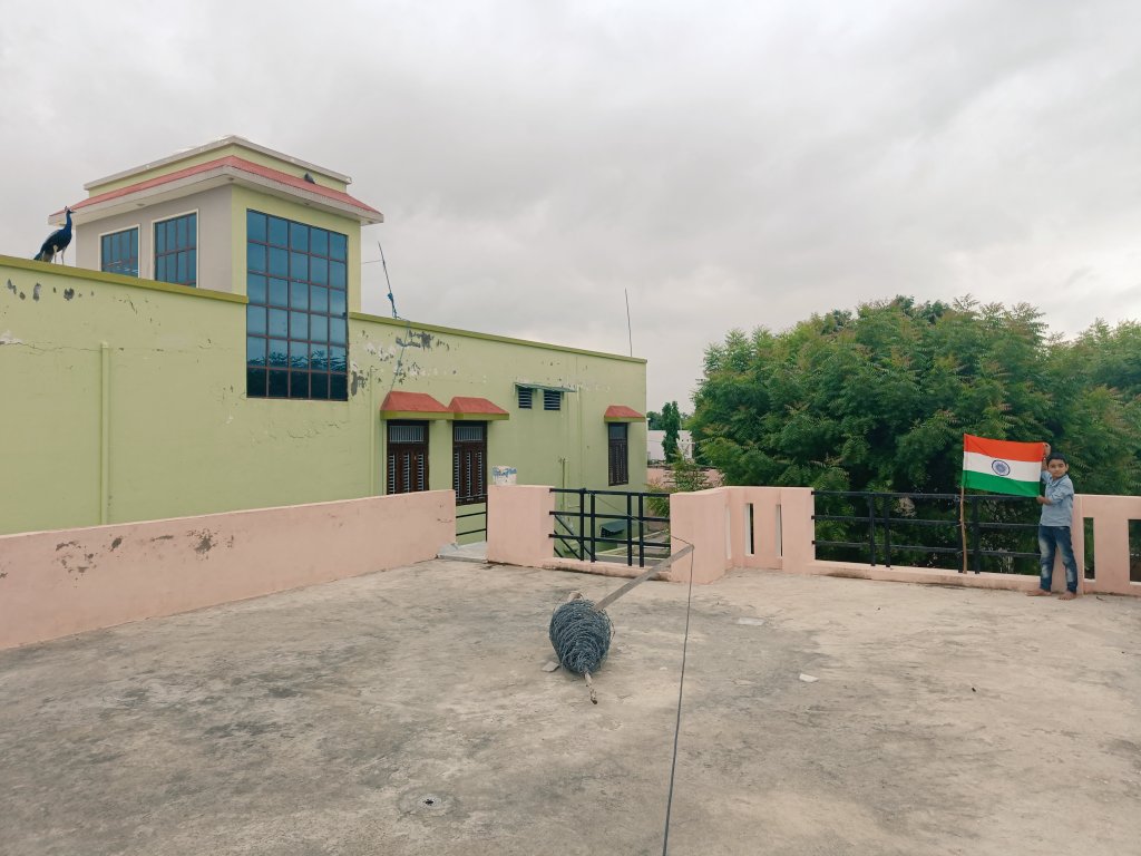 pcbaliwal's tweet photo. National Flag🇮🇳 and National Bird🦚 in one frame.
#AzadiKaAmritMahotsav 
#NationalFlag https://t.co/voSgxmH2CB