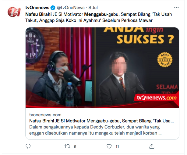 Sam_Ardi's tweet photo. Jurnalis atau admin ini kantor berita perlu ke psikiater kayaknya https://t.co/ZJASYrhizF