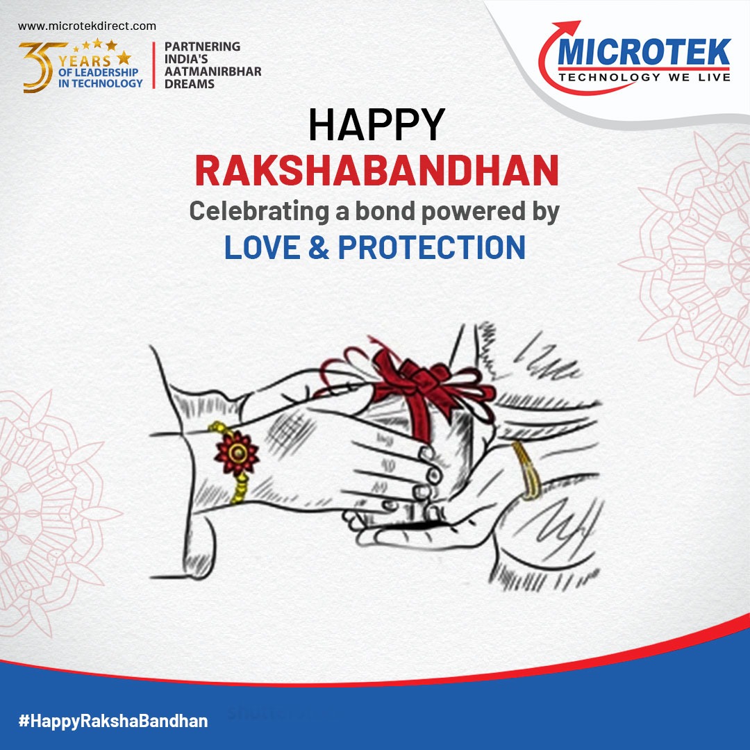 MicrotekOfcl's tweet photo. May this day empower your sacred bond with love, joy, protection and everlasting memories.
#Microtek #Microtekindia #TechnologyWeLive #RakshaBandhan #Rakhi2022 #RakhshaBandhanSpecial https://t.co/dS8rHlYDXY