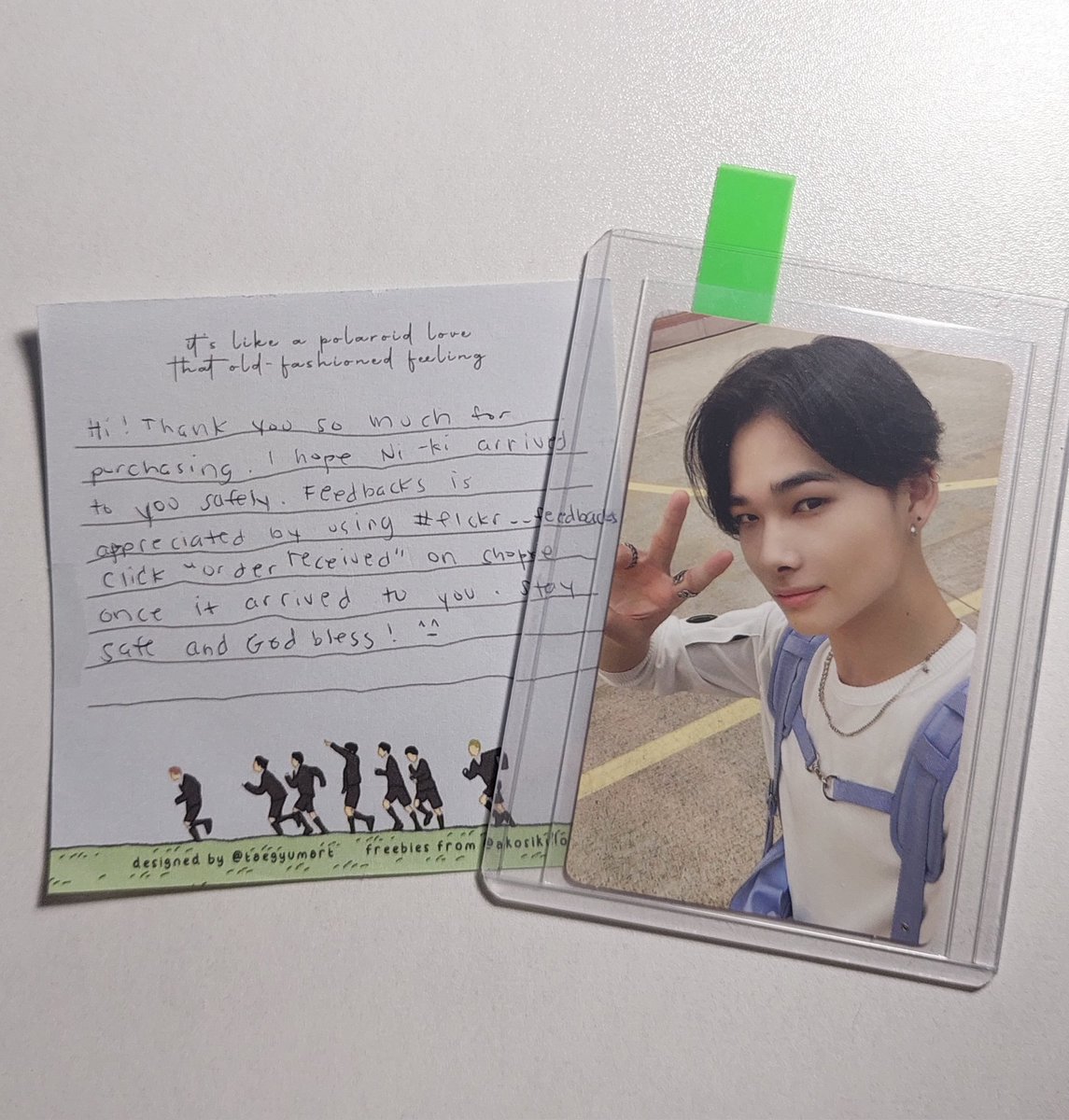 diorreiki's tweet photo. – 💌 ! 

Helloo @flckr__ ni-ki came home na! Thankyou for the fast and smooth transaction, till our next transaction po ^__^ 

#flckr__feedbacks https://t.co/5nLa9kuk2C