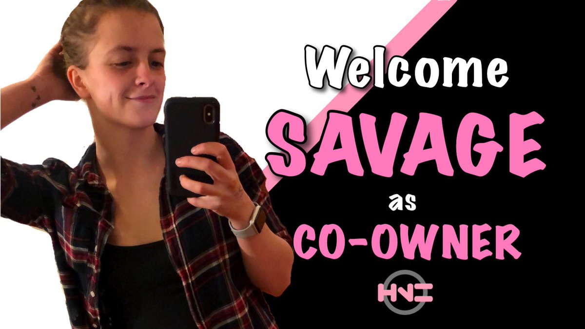 WELCOME <a href="/SavageAf25/">Savage</a> AS CO OWNER! 

We’re excited to bring her into the family and see the noise we’re about to make in the scene! 

Welcome to the family Savage! Let’s make some noise. #HNCMagic