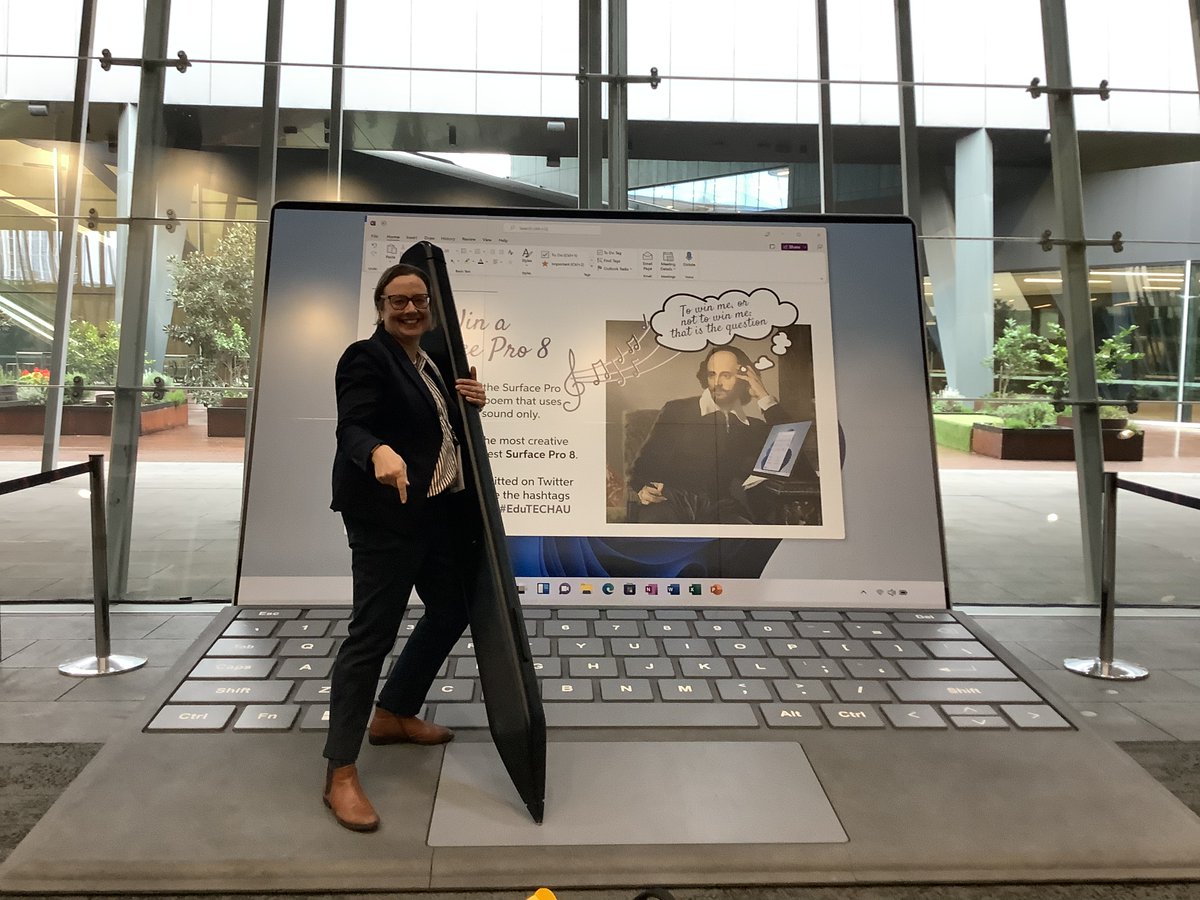 megsamanda's tweet photo. #createwithsurface #EduTECHAU @MSAUedu 
Time to use the Microsoft Pro
its so amazing, oh!
stylus, makes the perfect Pro
 what’s stopping you, so! https://t.co/PNrzUR6glf