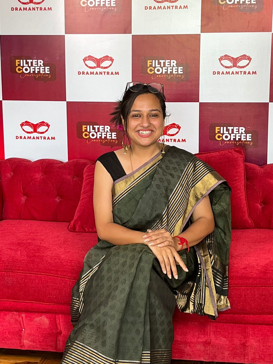 Saumyakul's tweet photo. Meanwhile, I was a part of a super fun FilterCoffeeConversation episode with Team @Dramantram - where we spoke about communications, teaching and marketing, and what unites it all. https://t.co/KnvpzeUAla