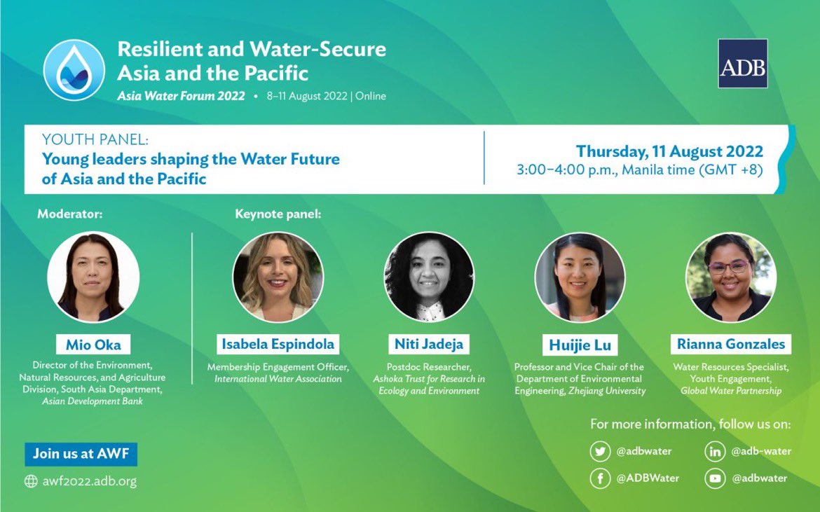 Not only knowledge, but action packed sessions at #AWF2022 #TheOnusIsOnUs Register to join us awf2022.adb.org <a href="/iwaywp/">IWA YWP</a> <a href="/IWAHQ/">International Water Association</a>