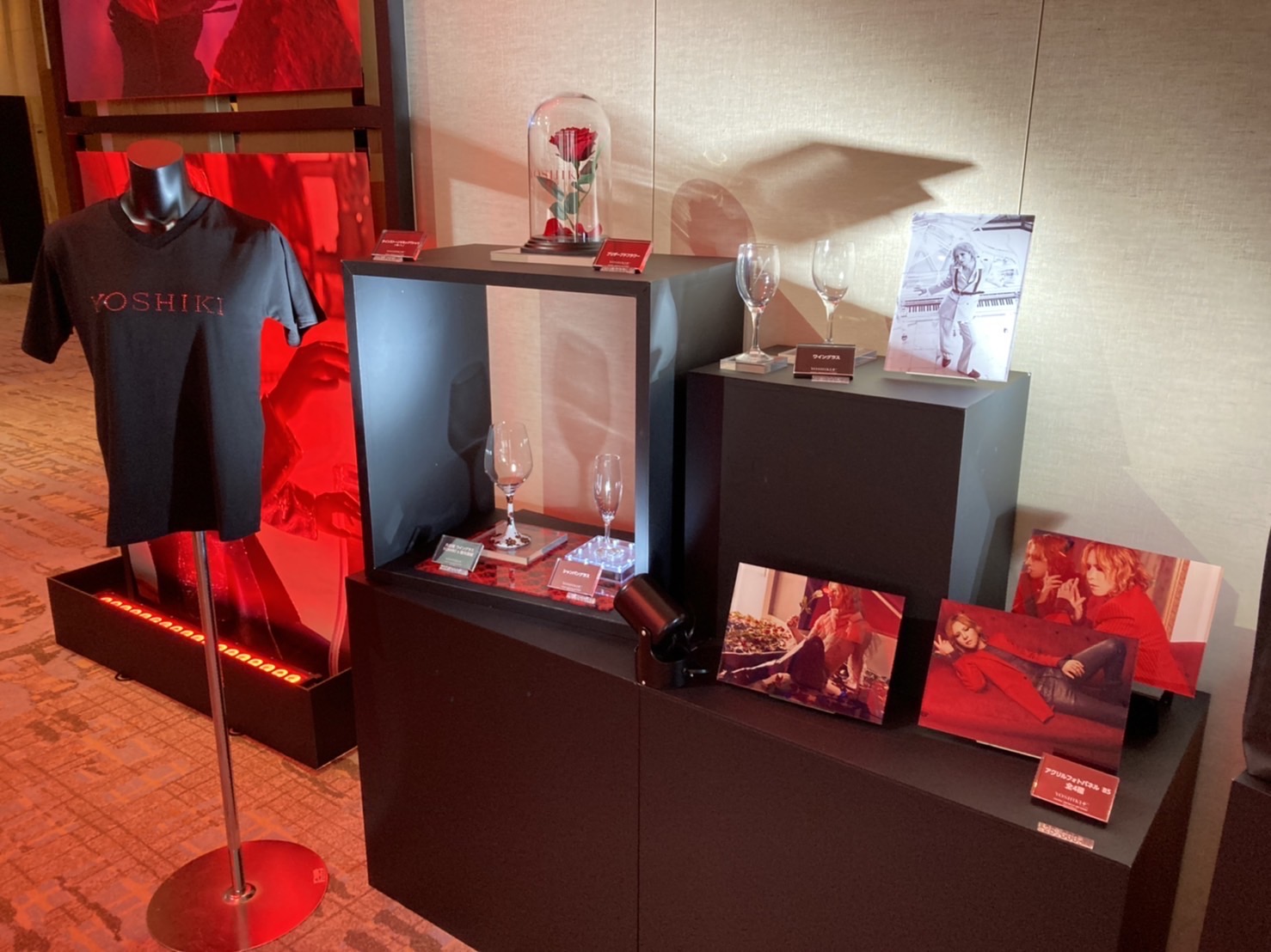 YOSHIKI オフィシャルストア限定商品 アクリルフォト X JAPAN