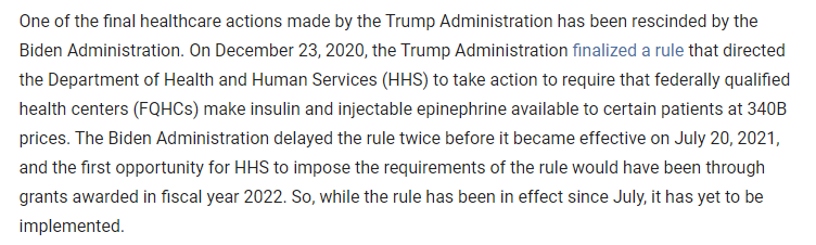DHill4564's tweet photo. @CHRISTI74501010 @RobertC45119349 @DemarcoCapone You are correct.  Biden put the bill on hold until July 2021, once funds were made available to support the limited program. https://t.co/KDWEfBICP8