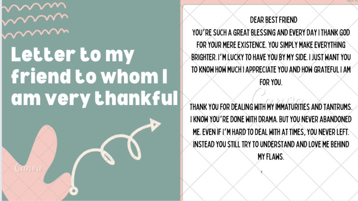 Ceeba_Stalin's tweet photo. Gratitude Task: " Letter to my friend to whom I am very thankful " by Layba Ajaz.
@AbhilashaTochi 
@VikasPota 
@ShiningStarSchl 
@T4EduC 
@BestSchoolPrize 
@anurag29159611 
@MOEUAE_AUH 
@ADEK_tweet https://t.co/QNdLnLUn5L