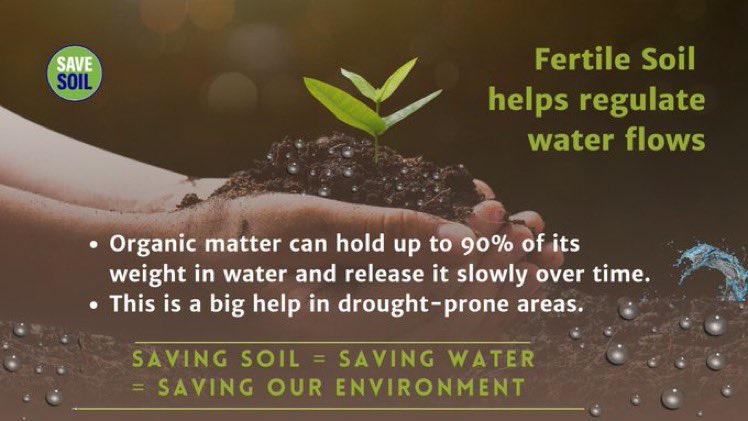 kamallala8's tweet photo. @SadhguruJV @UNCCD The Solution for land degradation lies beneath our feet. Raising Soil Organic content b/w 3%-6% via plant litter &amp; animal waste is cost effective &amp; panacea for climate crisis we are witnessing today. #SaveSoilSaveEnvironment 

https://t.co/2aLBwV9HMZ https://t.co/5BHe1rfLqw