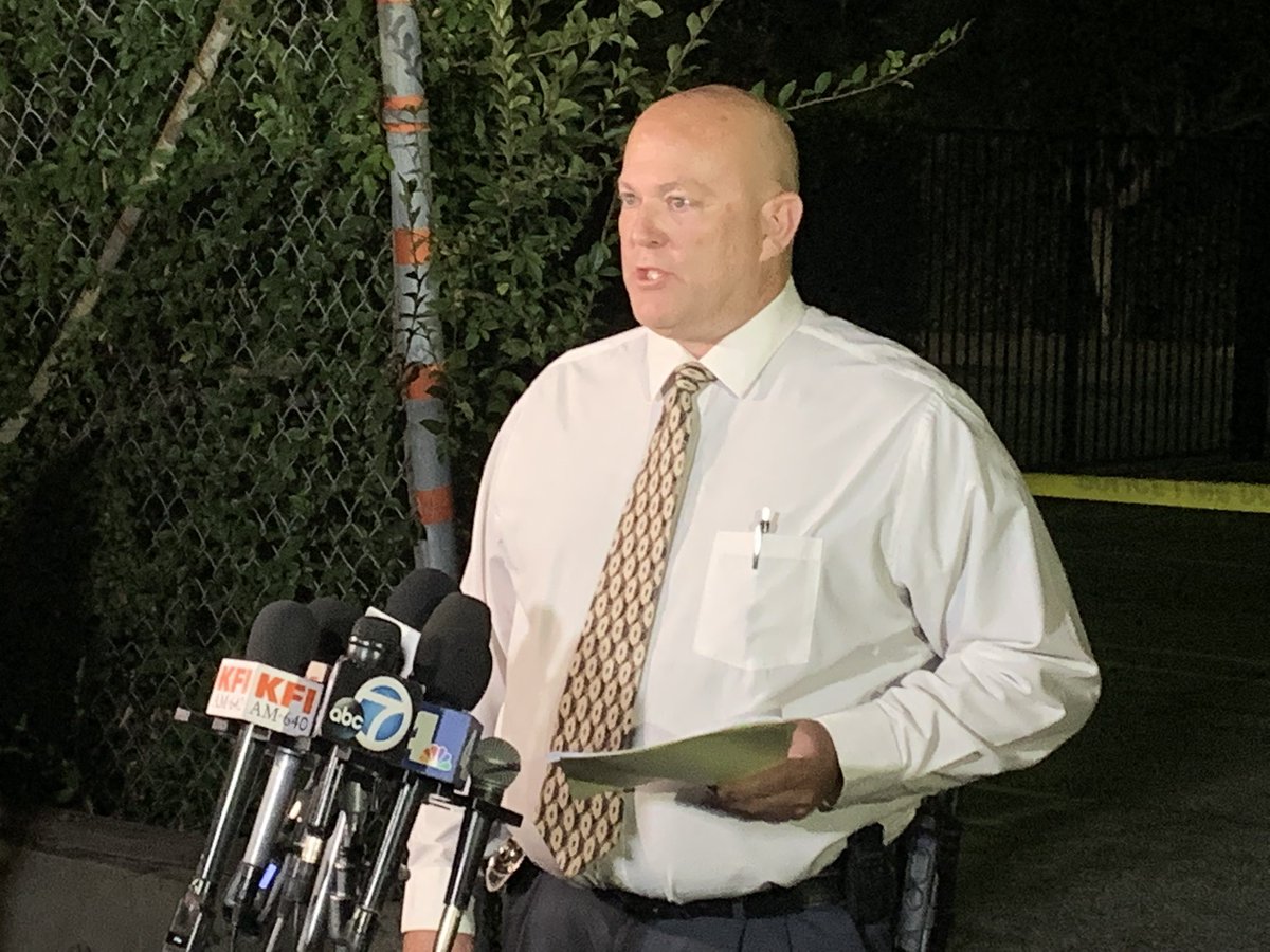 Robert Kovacik (@robertnbcla) on Twitter photo #BREAKING #Arcadia: <a href="/ArcadiaPD/">Arcadia PD</a> officer shot in the face, female relative shot and another person hit by shrapnel by suspect who remains barricaded. Officer has been with Dept for six months and was with #LASD for three years prior. #BREAKING #Arcadia: <a href="/ArcadiaPD/">Arcadia PD</a> officer shot in the face, female relative shot and another person hit by shrapnel by suspect who remains barricaded. Officer has been with Dept for six months and was with #LASD for three years prior.