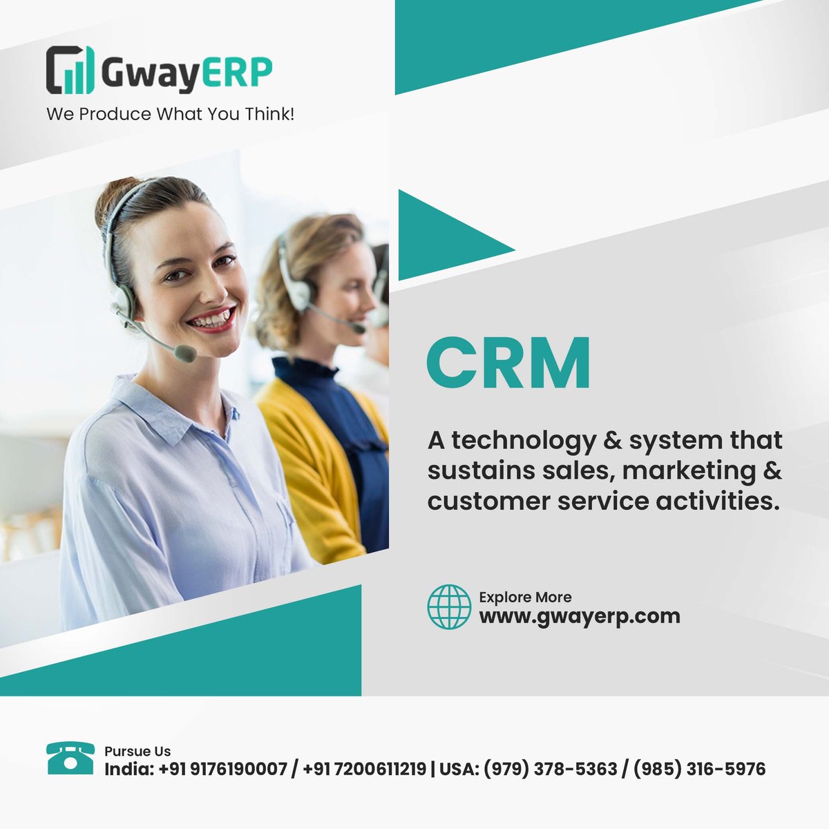 GwayERP's tweet photo. CRM
A technology &amp; system that sustains sales, marketing &amp; customer service activities.

#GwayERP #CustomisedERPsoftware #Technology #Marketing #Sales  #CustomerService

Get a Free Demo: https://t.co/dyYbbtlhDw https://t.co/V0HTDN7ps9