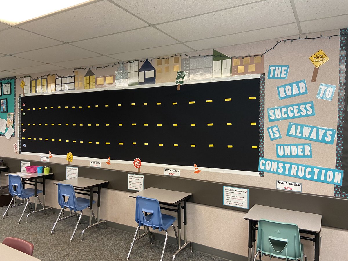 CrazyMSTeacher's tweet photo. Public Pacing Tracker✅ Skill Check (MC) desks and directions✅ Easy organized access to lesson materials✅ Lesson SuperStar helpers✅= ready for first day!!!  @_ACMSCougars @modernclassproj @drycreekschools https://t.co/2b3yx2bPQs
