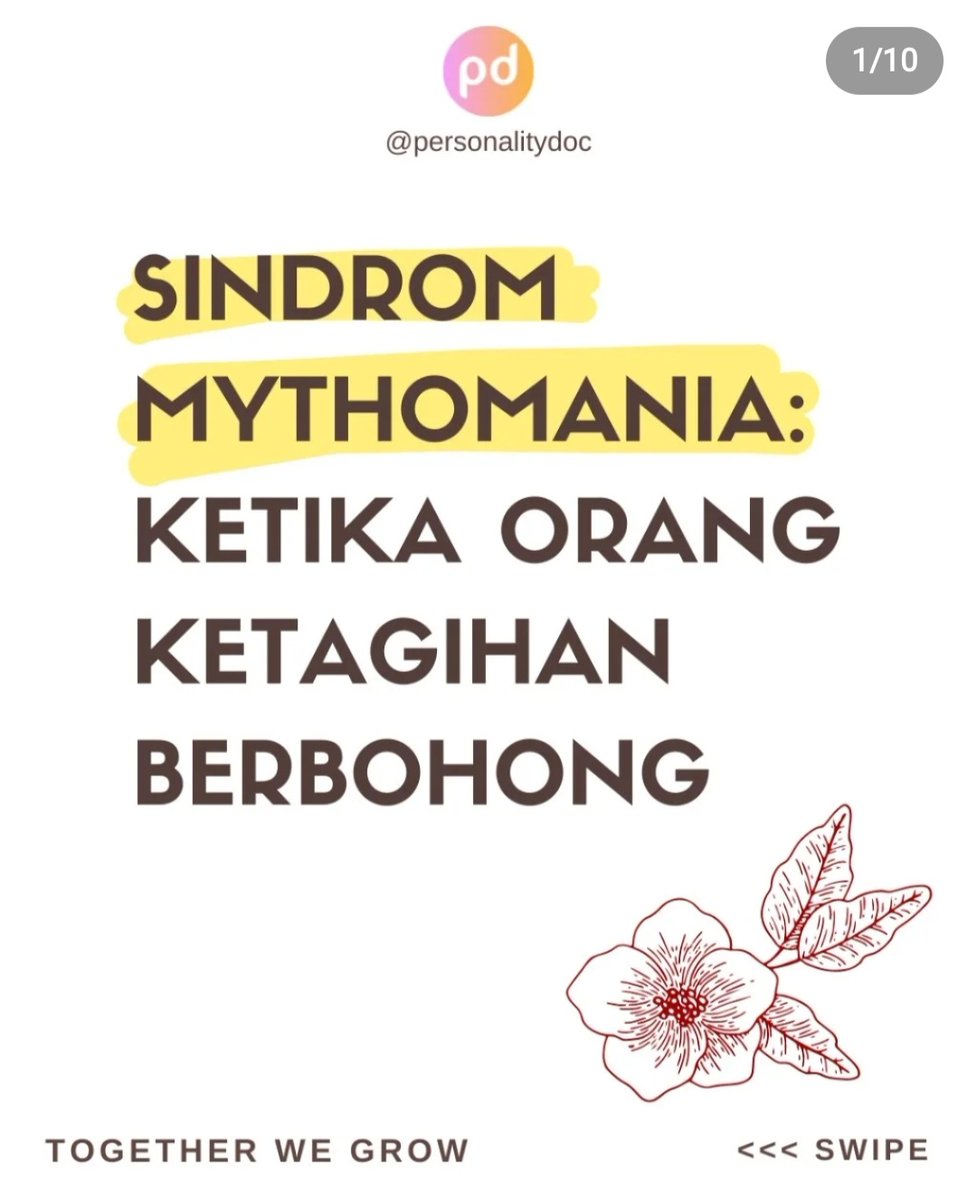 personalitydoc_'s tweet photo. Kayak Lee Anna (?) π€ Klik link di bawah utk slide lengkapnya ππ»
https://t.co/VvDkgvD0Yl
#Mentalhealth #MentalHealthMatters #MentalHealthAwareness #mentalillness #Personality #bohong #toxic #psikologi #kesehatanmental #riliv #pijarpsikologi https://t.co/UhUXaUhGj2