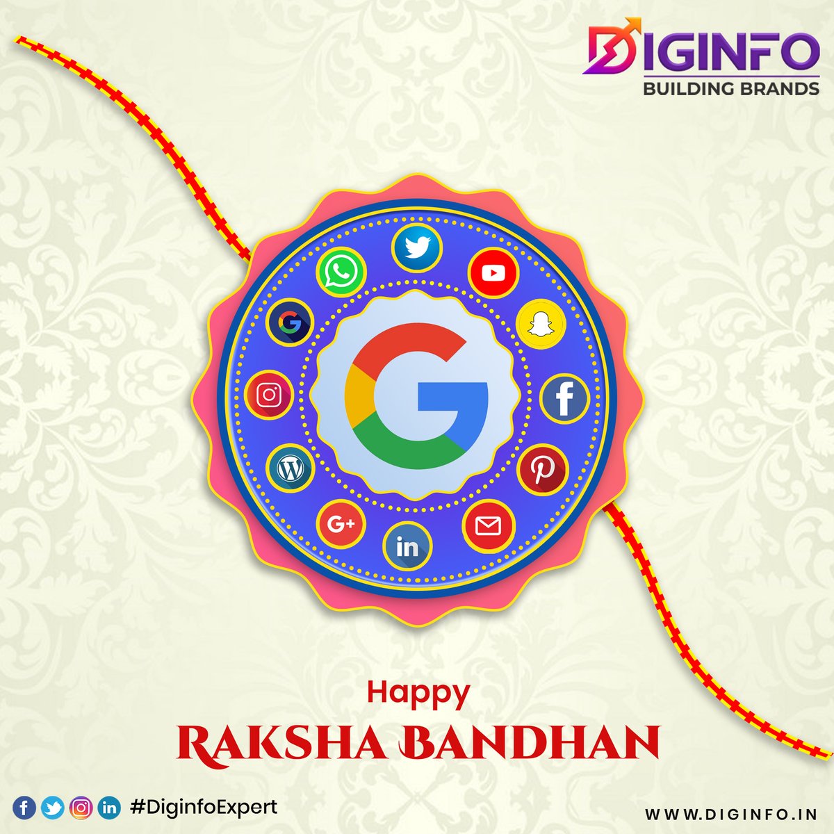 diginfoexpert's tweet photo. "Does your love for your bhaiya is always true? 
or do you want to beat him when he calls you moti !!

Happy Rakshabandhan "

#diginfoexpert#rakshabandhan#indianfestival #diginfo https://t.co/L3GbiDjTBU